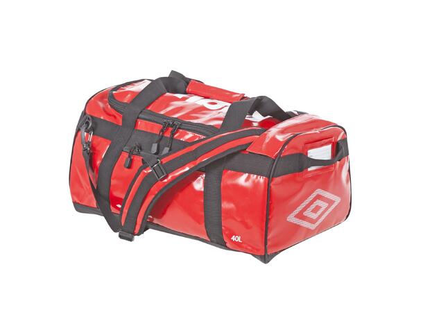 UMBRO Geo Bag 40L Rød S Tøff bag i pvc, kan brukes som ryggsekk